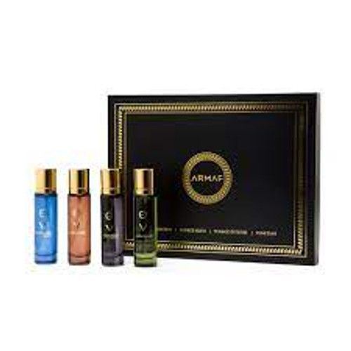 ARMAF VOYAGE DISCOVERY 4 PCS SET: VOYAGE BLEU 0.5 EAU DE PARFUM SPRAY + VOYAGE BROWN 0.5 EAU DE PARFUM SPRAY + VOYAGE TITAN 0.5 EAU DE PARFUM SPRAY + VOYAGE HAWAII 0.5 EAU DE PARFUM SPRAY