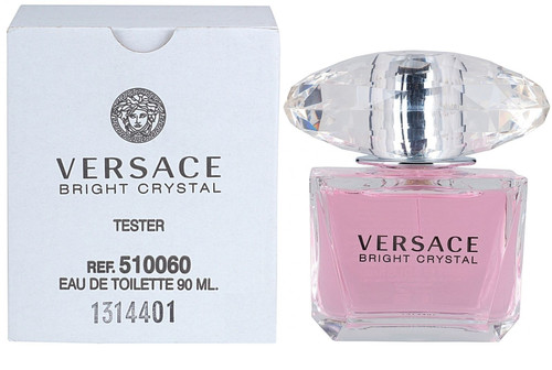 VERSACE BRIGHT CRYSTAL TESTER 3 OZ EAU DE TOILETTE SPRAY VERSACE BRIGHT CRYSTAL TESTER 3 OZ EAU DE TOILETTE SPRAY