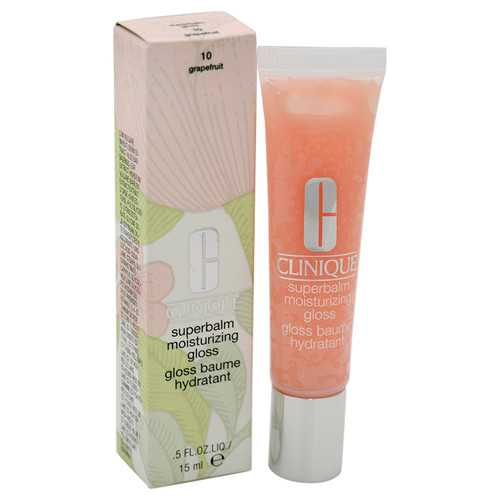 CLINIQUE 10 GRAPEFRUIT SUPERBALM GLOSS 0.5 OZ