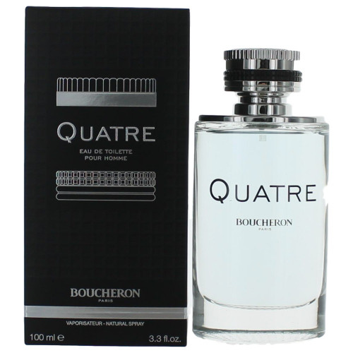 BOUCHERON QUATRE 3.4 EAU DE TOILETTE SPRAY FOR MEN BOUCHERON QUATRE 3.4 EAU DE TOILETTE SPRAY FOR MEN