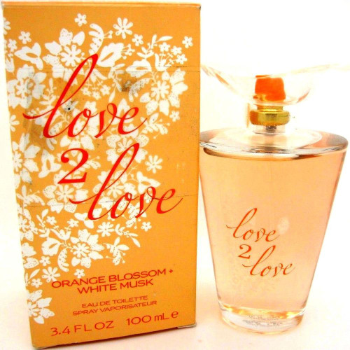 COTY LOVE 2 LOVE ORANGE BLOSSOM & WHITE MUSK 3.4 EDT SP