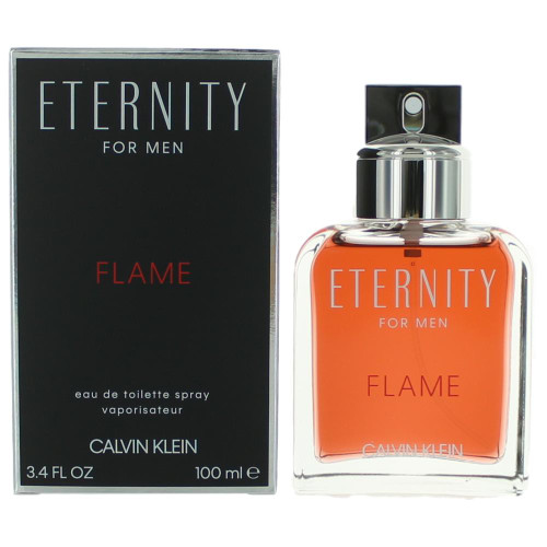 ETERNITY FLAME 3.4 EAU DE TOILETTE SPRAY FOR MEN
