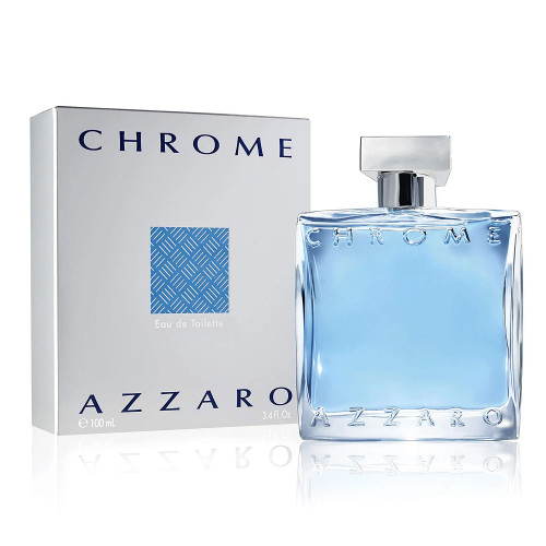 AZZARO CHROME 3.4 EAU DE TOILETTE SPRAY FOR MEN AZZARO CHROME 3.4 EAU DE TOILETTE SPRAY FOR MEN