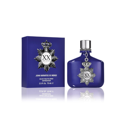 JOHN VARVATOS XX INDIGO 2.5 EAU DE TOILETTE SPRAY FOR MEN