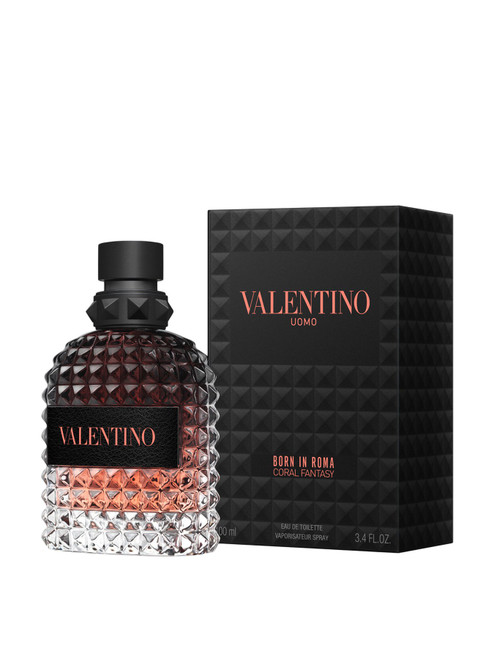 VALENTINO UOMO BORN IN ROMA CORAL FANTASY 3.4 EAU DE TOILETTE SPRAY VALENTINO UOMO BORN IN ROMA CORAL FANTASY 3.4 EAU DE TOILETTE SPRAY