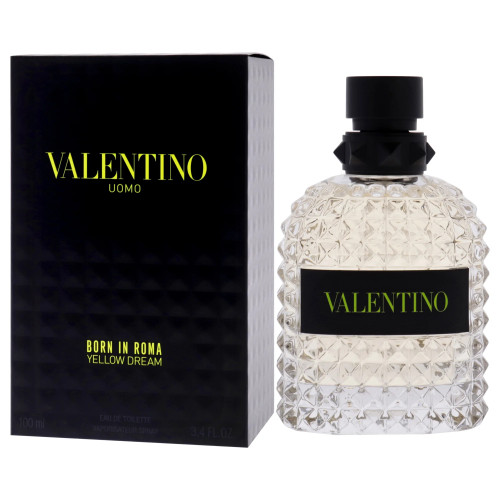 VALENTINO UOMO BORN IN ROMA YELLOW DREAM 3.4 EAU DE TOILETTE SPRAY VALENTINO UOMO BORN IN ROMA YELLOW DREAM 3.4 EAU DE TOILETTE SPRAY