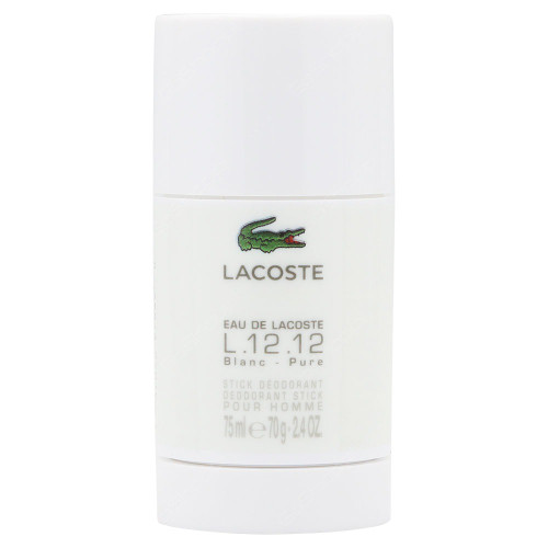 LACOSTE L.12.12 BLANC 2.4 DEODORANT STICK FOR MEN LACOSTE L.12.12 BLANC 2.4 DEODORANT STICK FOR MEN