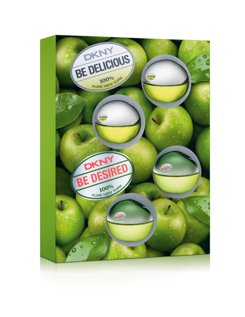DKNY BE DELICIOUS 4 PCS MINI SET: 2 * 7 ML BE DELICIOUS EDP + 2 * 7 ML BE DESIRED DKNY BE DELICIOUS 4 PCS MINI SET: 2 * 7 ML BE DELICIOUS EDP + 2 * 7 ML BE DESIRED