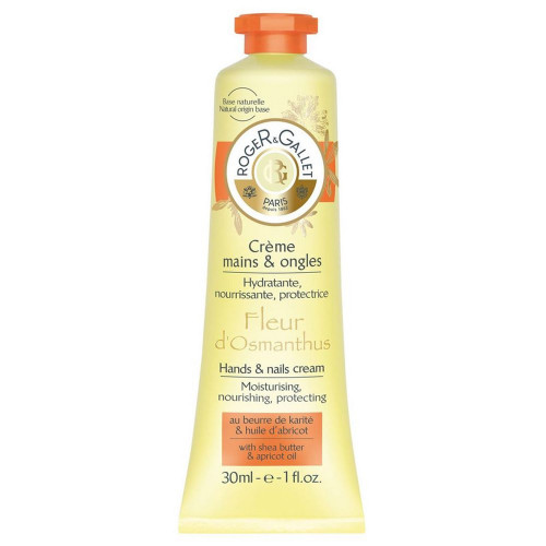 ROGER & GALLET FLEUR D' OSMANTHUS 1 OZ HAND & NAIL CREAM ROGER & GALLET FLEUR D' OSMANTHUS 1 OZ HAND & NAIL CREAM