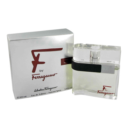 SALVATORE FERRAGAMO "F" 3.4 EAU DE TOILETTE SPRAY FOR MEN SALVATORE FERRAGAMO "F" 3.4 EAU DE TOILETTE SPRAY FOR MEN