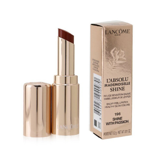 LANCOME MADEMOISELLE SHINE 0.11 LIPSTICK #196 SHINE WITH PASSION