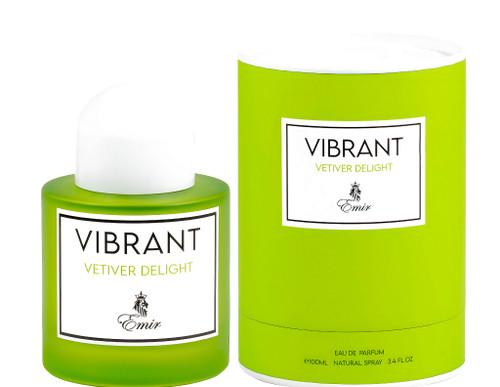 PARIS CORNER EMIR VIBRANT VETIVER DELIGHT 3.4 EAU DE PARFUM SPRAY