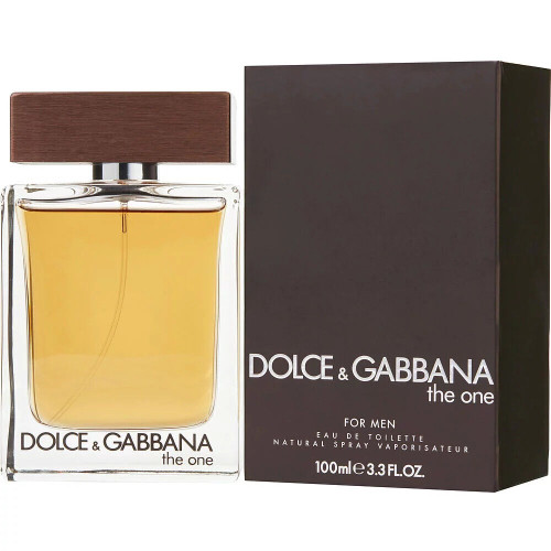 DOLCE & GABBANA THE ONE 3.3 EAU DE TOILETTE SPRAY FOR MEN DOLCE & GABBANA THE ONE 3.3 EAU DE TOILETTE SPRAY FOR MEN