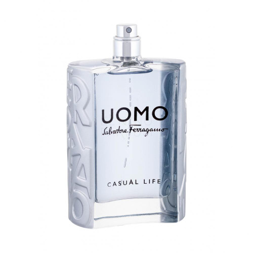 SALVATORE FERRAGAMO UOMO CASUAL LIFE TESTER 3.4 EAU DE TOILETTE SPRAY
