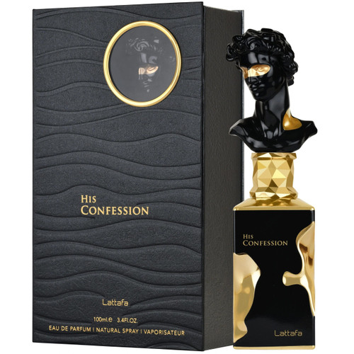 LATTAFA HIS CONFESSION 3.4 EAU DE PARFUM SPRAY LATTAFA HIS CONFESSION 3.4 EAU DE PARFUM SPRAY