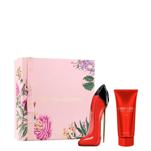 CAROLINA HERRERA VERY GOOD GIRL 2 PCS SET: 2.7 EAU DE PARFUM SPRAY + 3.4 BODY LOTION.