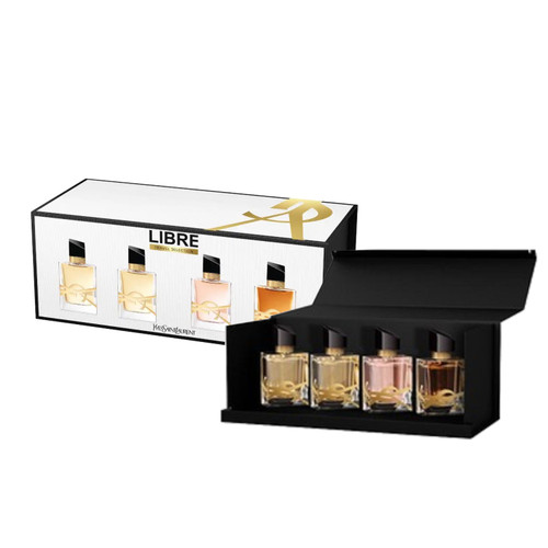 YSL LIBRE 4 PCS MINI SET: 0.25 EAU DE PARFUM + 0.25 EAU DE PARFUM + 0.25 EAU DE TOILETTE + 0.25 EAU DE PARFUM INTENSE