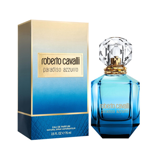 ROBERTO CAVALLI PARADISO AZZURRO 2.5 EAU DE PARFUM SPRAY FOR WOMEN ROBERTO CAVALLI PARADISO AZZURRO 2.5 EAU DE PARFUM SPRAY FOR WOMEN