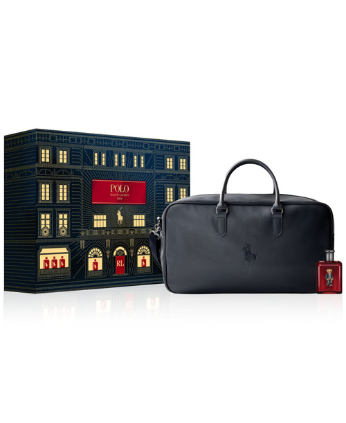 POLO RED BEAR EDITION 2 PCS SET FOR MEN: 4.2 PARFUM SPRAY + DUFFLE