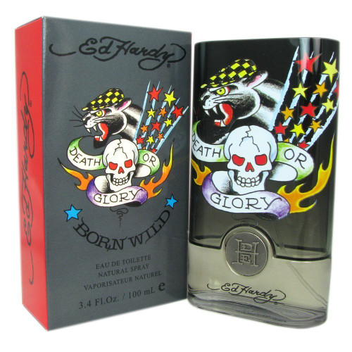 ED HARDY BORN WILD 3.4 EDT SP FOR MEN