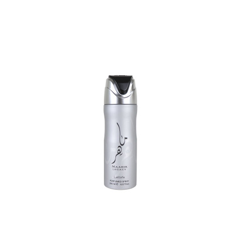 LATTAFA MAAHIR LEGACY 6.7 PERFUMED BODY SPRAY FOR MEN LATTAFA MAAHIR LEGACY 6.7 PERFUMED BODY SPRAY FOR MEN