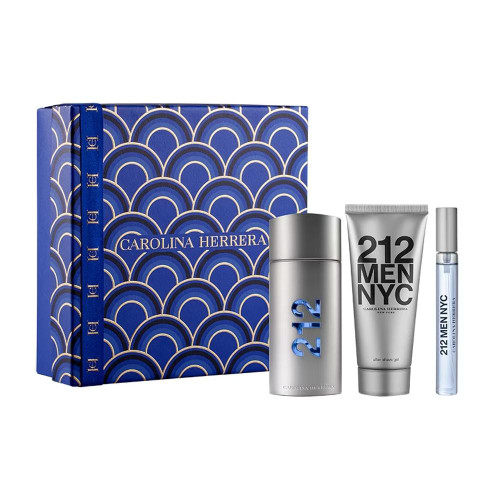 212 3 PCS SET FOR MEN: 3.3 EAU DE TOILETTE SPRAY + 3.3 AFTER SHAVE GEL + 0.33 EAU DE TOILETTE SPRAY 212 3 PCS SET FOR MEN: 3.3 EAU DE TOILETTE SPRAY + 3.3 AFTER SHAVE GEL + 0.33 EAU DE TOILETTE SPRAY