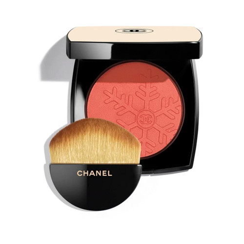 CHANEL LES BEIGES 0.38 HEALTHY WINTER GLOW BLUSH #CORAL GIVRE