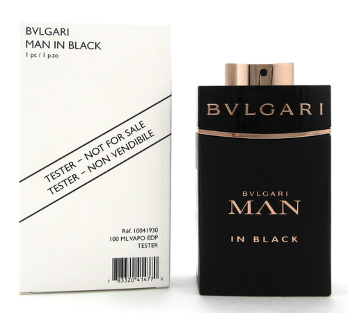 BVLGARI MAN IN BLACK TESTER 3.3 EAU DE PARFUM SPRAY