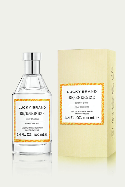 LUCKY BRAND RE/ENERGIZE 3.4 EAU DE TOILETTE SPRAY LUCKY BRAND RE/ENERGIZE 3.4 EAU DE TOILETTE SPRAY