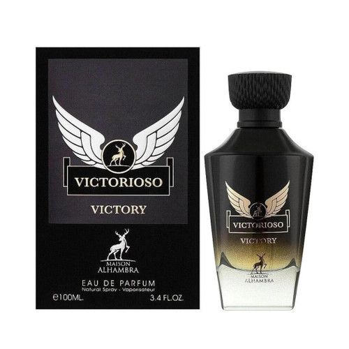 LATTAFA ALHAMBRA VICTORIOSO VICTORY 3.4 EAU DE PARFUM SPRAY FOR MEN LATTAFA ALHAMBRA VICTORIOSO VICTORY 3.4 EAU DE PARFUM SPRAY FOR MEN