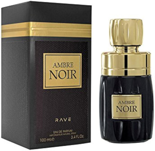 LATTAFA RAVE AMBRE NOIR 3.4 EAU DE PARFUM SPRAY LATTAFA RAVE AMBRE NOIR 3.4 EAU DE PARFUM SPRAY
