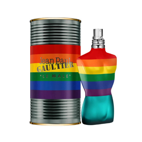 JEAN PAUL GAULTIER LE MALE PRIDE COLLECTOR EDITION 4.2 EAU DE TOILETTE SPRAY FOR MEN JEAN PAUL GAULTIER LE MALE PRIDE COLLECTOR EDITION 4.2 EAU DE TOILETTE SPRAY FOR MEN