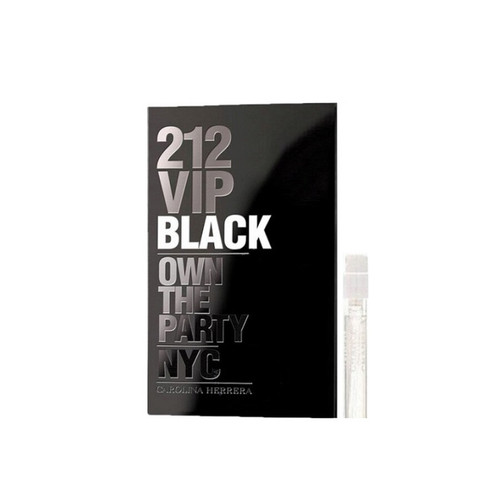 212 VIP BLACK 0.05 EAU DE PARFUM VIAL SPRAY FOR MEN