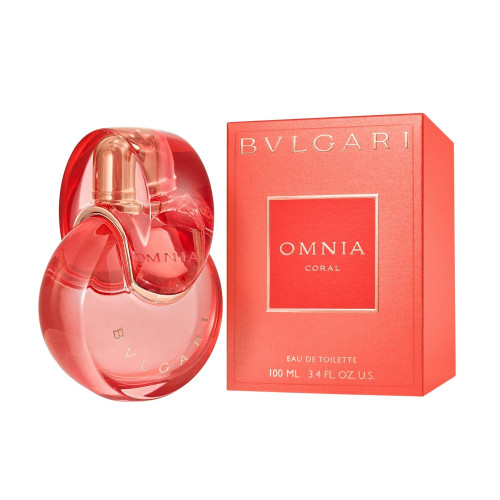 BVLGARI OMNIA CORAL 3.4 EAU DE TOILETTE SPRAY FOR WOMEN.