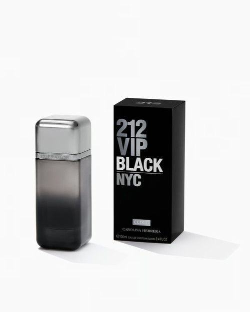 CAROLINA HERRERA 212 VIP BLACK ELIXIR 3.4 EAU DE PARFUM SPRAY FOR MEN CAROLINA HERRERA 212 VIP BLACK ELIXIR 3.4 EAU DE PARFUM SPRAY FOR MEN