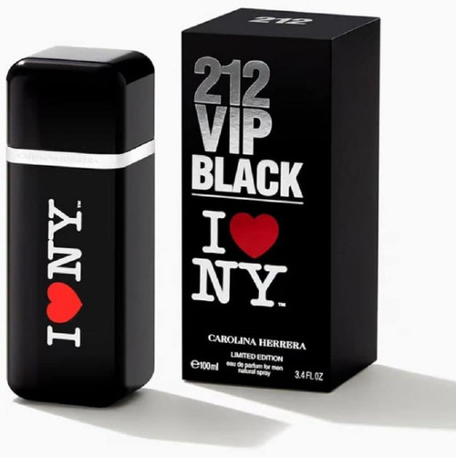 212 VIP BLACK I LOVE NY 3.4 EAU DE PARFUM SPRAY FOR MEN