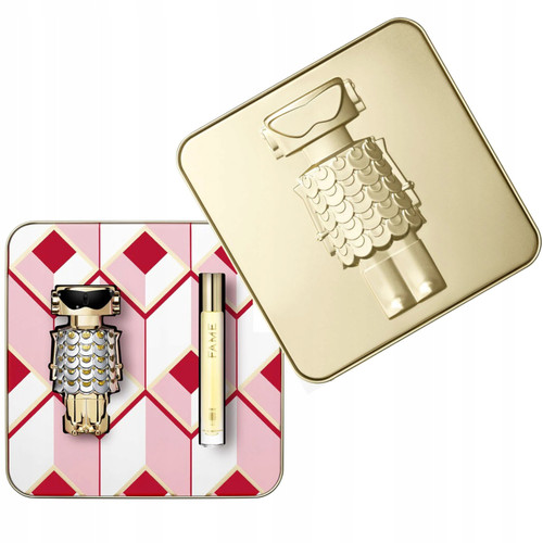 PACO RABANNE FAME 2 PCS SET FOR WOMEN: 2.7 EAU DE PARFUM SPRAY + 0.34 EAU DE PARFUM SPRAY PACO RABANNE FAME 2 PCS SET FOR WOMEN: 2.7 EAU DE PARFUM SPRAY + 0.34 EAU DE PARFUM SPRAY