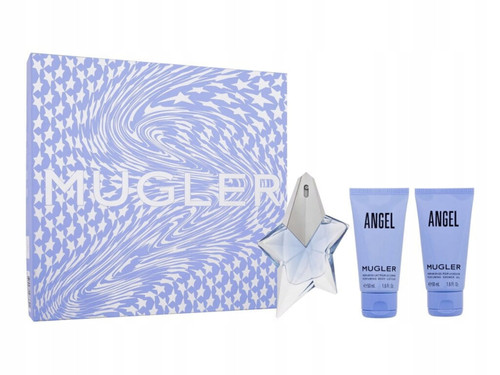 MUGLER ANGEL 3 PCS SET FOR WOMEN: 0.8 EAU DE PARFUM SPRAY + 1.7 BODY LOTION + 1.7 SHOWER GEL