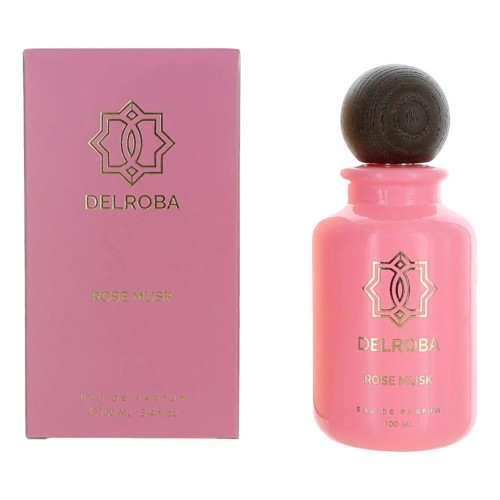 DELROBA ROSE MUSK 3.4 EAU DE PARFUM SPRAY FOR WOMEN