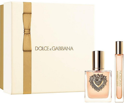 DOLCE & GABBANA DEVOTION 2 PCS SET FOR WOMEN: 3.3 EAU DE PARFUM SPRAY + 0.33 EAU DE PARFUM SPRAY