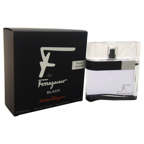 F BY FERRAGAMO BLACK 3.4 EAU DE TOILETTE SPRAY FOR MEN