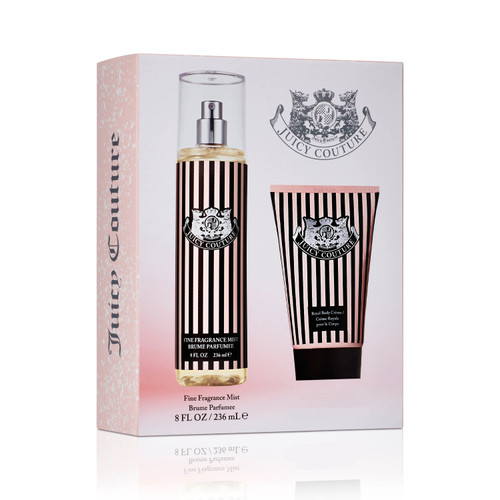 JUICY COUTURE 2 PCS SET FOR WOMEN: 8 OZ BODY MIST + 4.2 BODY CREAM
