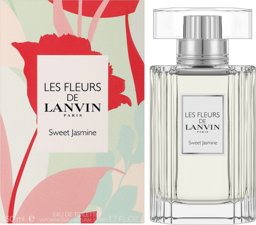 LANVIN SWEET JASMIN LES FLEURS DE LANVIN 1.7 EAU DE TOILETTE SPRAY FOR WOMEN LANVIN SWEET JASMIN LES FLEURS DE LANVIN 1.7 EAU DE TOILETTE SPRAY FOR WOMEN