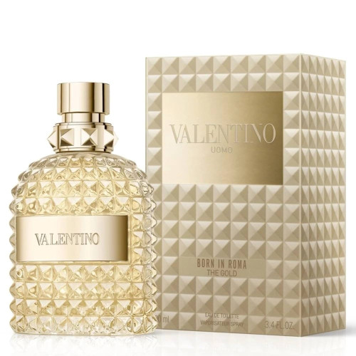 VALENTINO UOMO BORN IN ROMA THE GOLD 3.4 EAU DE TOILETTE SPRAY
