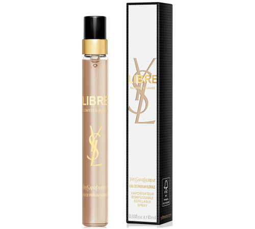 YSL LIBRE FLOWERS & FLAMES 0.33 EAU DE PARFUM SPRAY FOR WOMEN REFILLABLE YSL LIBRE FLOWERS & FLAMES 0.33 EAU DE PARFUM SPRAY FOR WOMEN REFILLABLE