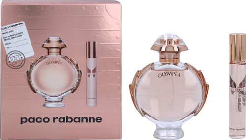 PACO RABANNE OLYMPEA 2 PCS SET FOR WOMEN: 2.7 EAU DE PARFUM SPRAY + 0.68 EAU DE PARFUM SPRAY