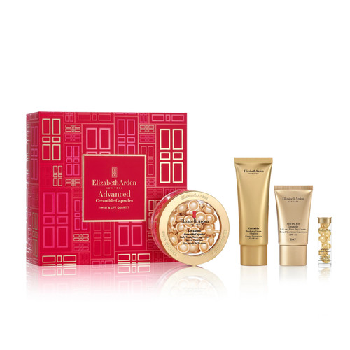ELIZABETH ARDEN SKINCARE 4 PCS SET: 60 PCS ADVANCED CERAMIDE YOUTH RESTORING CAPSULES + CERAMIDE PURIFYING 1.7 CREAM CLEANSER + ADVANCED CERAMIDE LIFT AND FIRM 0.5 DAY CREAM + 7 PCS YOUTH RESTORING EYE SERUM CAPSULES ELIZABETH ARDEN SKINCARE 4 PCS SET: 60 PCS ADVANCED CERAMIDE YOUTH RESTORING CAPSULES + CERAMIDE PURIFYING 1.7 CREAM CLEANSER + ADVANCED CERAMIDE LIFT AND FIRM 0.5 DAY CREAM + 7 PCS YOUTH RESTORING EYE SERUM CAPSULES