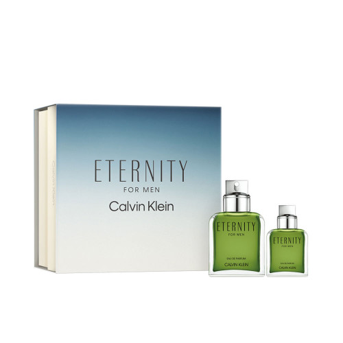 ETERNITY 2 PCS SET FOR MEN: 3.3 EAU DE PARFUM SPRAY + 1 OZ EAU DE PARFUM SPRAY