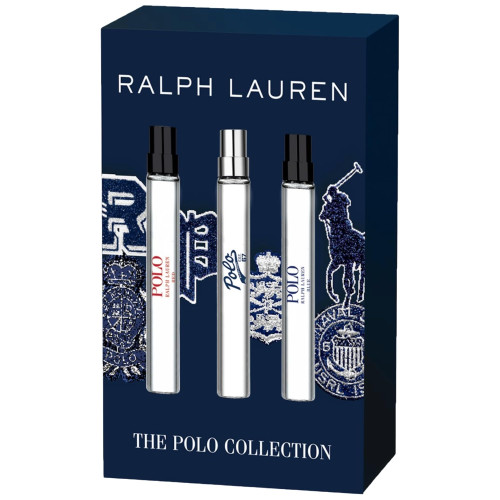 POLO RALPH LAUREN 3*10ML 3 PCS SET FOR MEN: POLO RED 0.34 EAU DE TOILETTE SPRAY + POLO 67 0.34 EAU DE TOILETTE SPRAY + POLO BLUE 0.34 EAU DE TOILETTE SPRAY