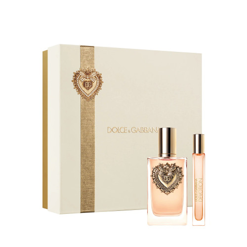 DOLCE & GABBANA DEVOTION 2 PCS SET FOR WOMEN: 3.3 EAU DE PARFUM SPRAY + 0.33 EAU DE PARFUM SPRAY.